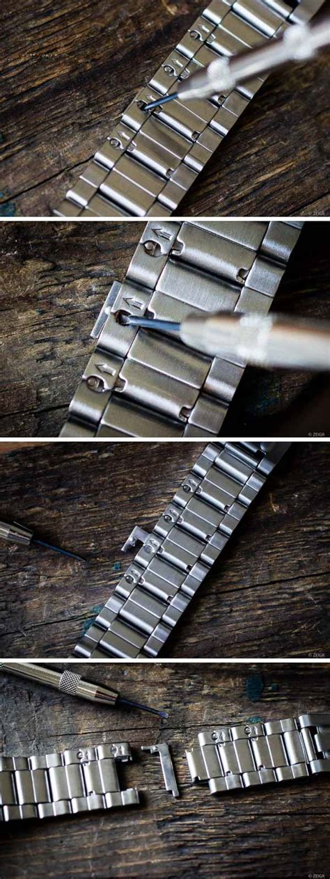 uhrenarmband kürzen pfeile